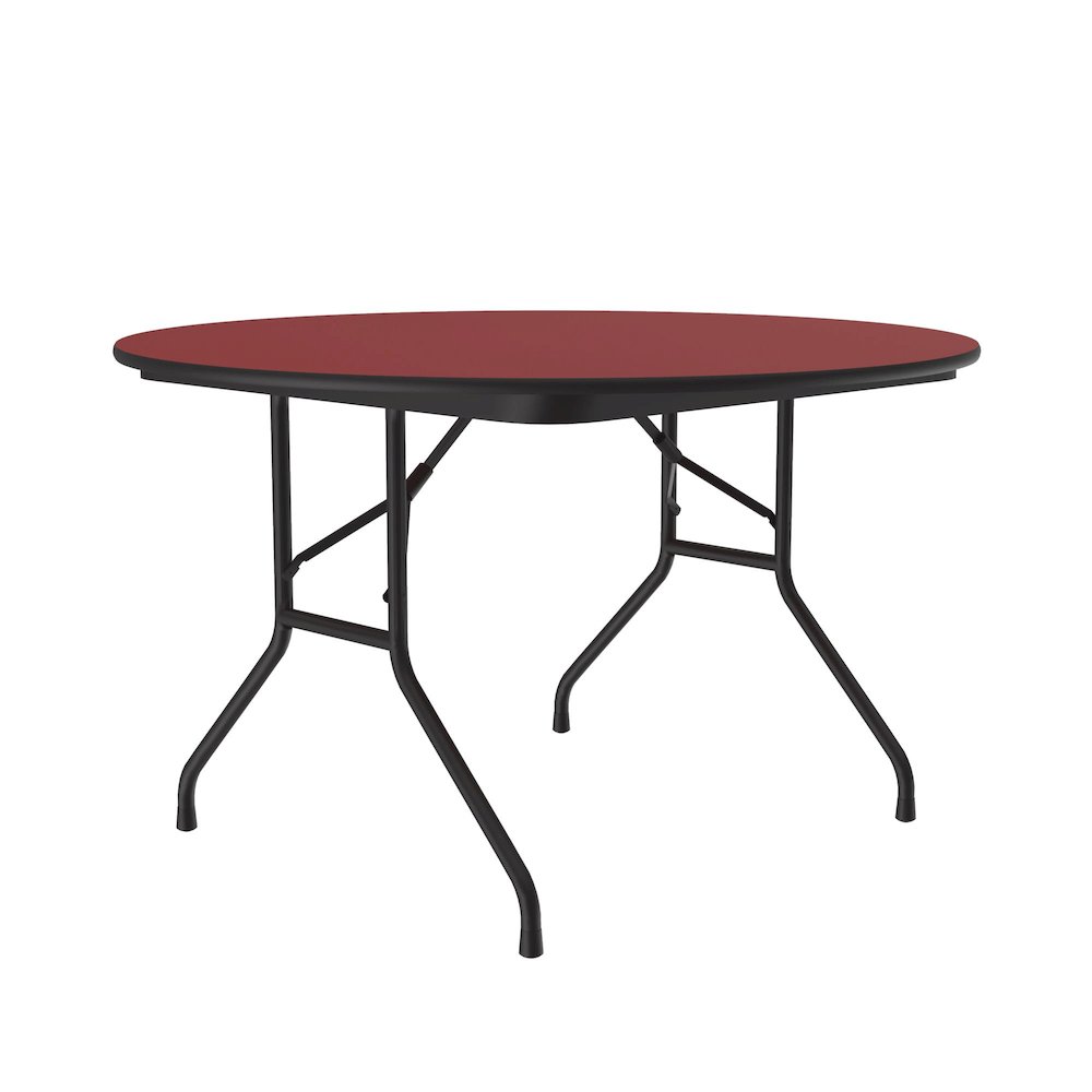 Deluxe High Pressure Top Folding Table 48x48". Picture 6