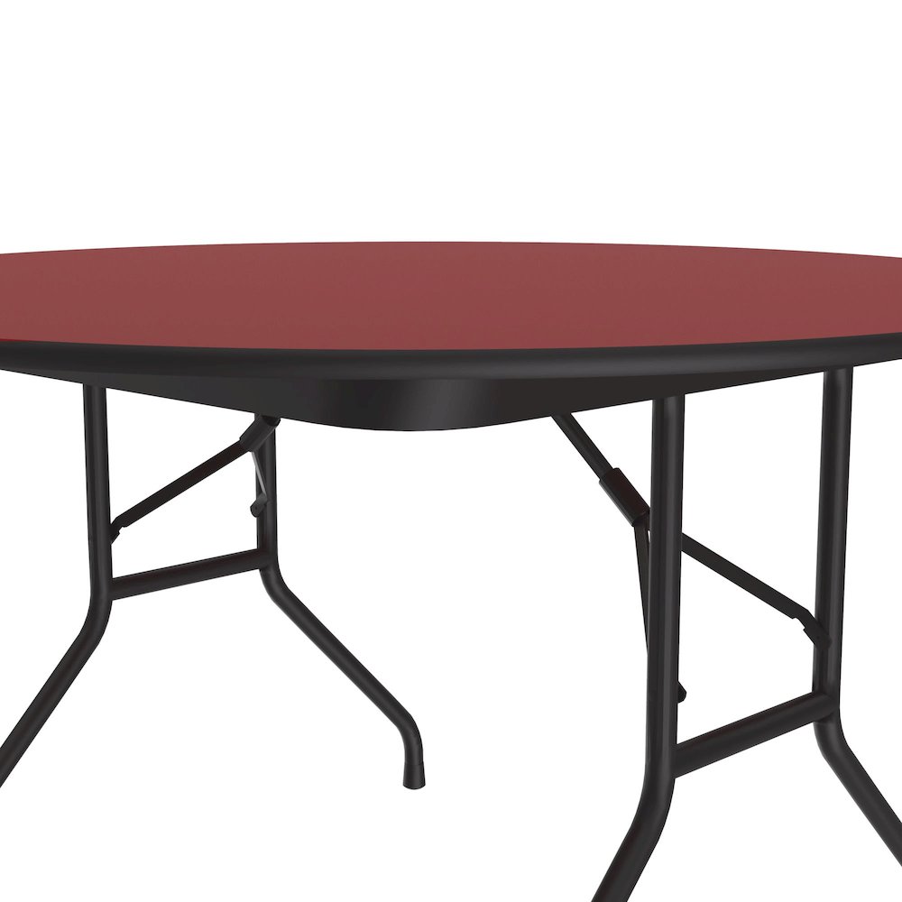 Deluxe High Pressure Top Folding Table 48x48". Picture 4