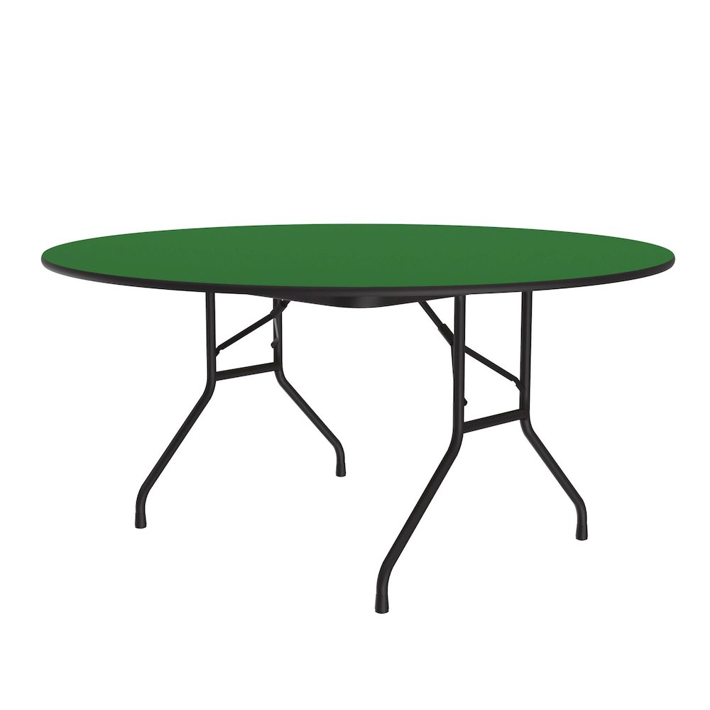 Deluxe High Pressure Top Folding Table 60x60". Picture 4
