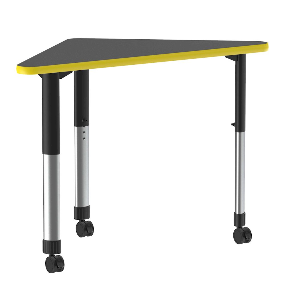 Deluxe High Pressure Collaborative Desk with Casters 41x23". Picture 13