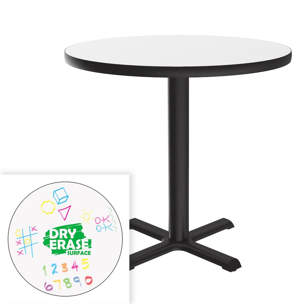Markerboard-Dry Erase Table Height Café and Breakroom Table 24x24. Picture 8