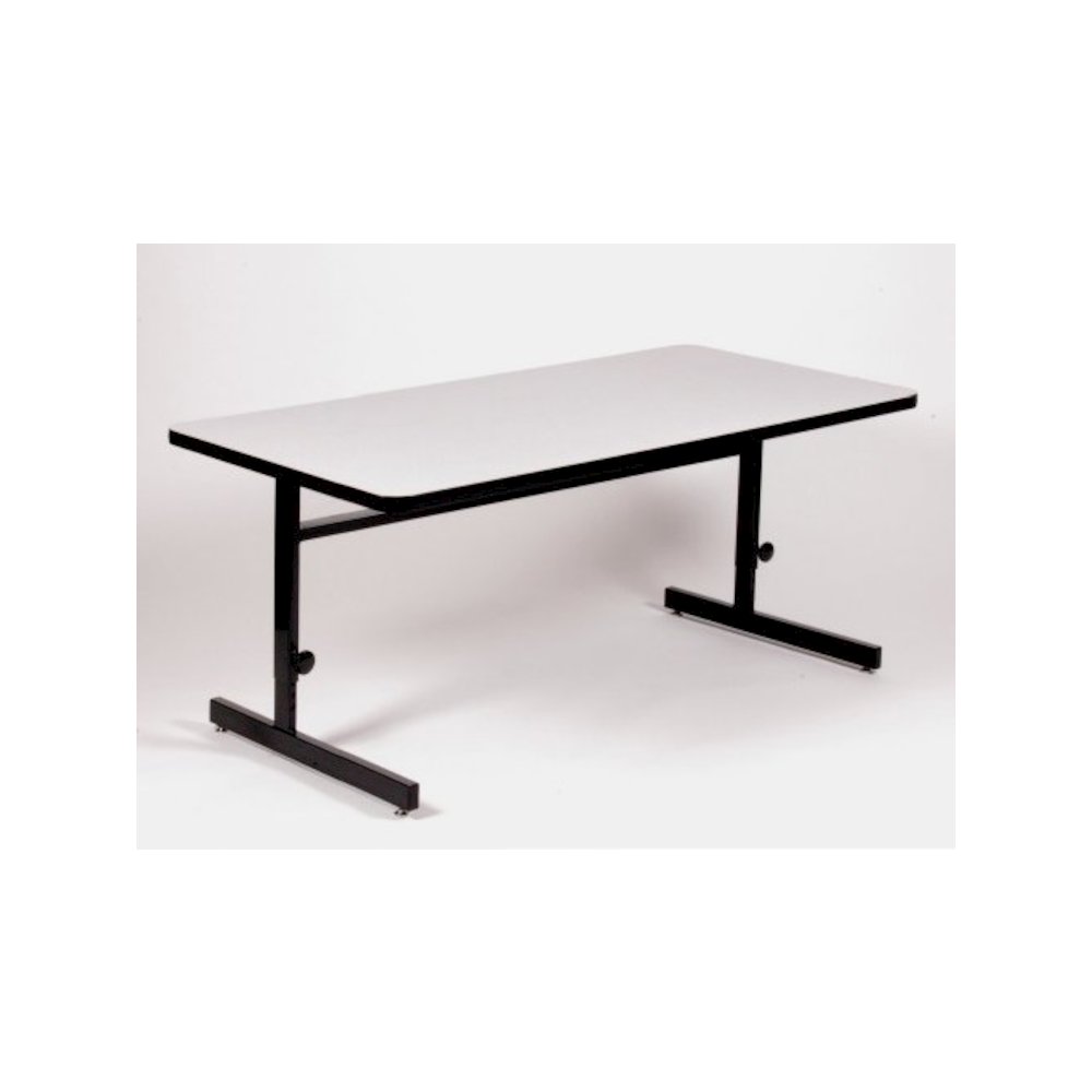 Adjustable Height Deluxe High-Pressure Top Computer/Student Desks  30x48". Picture 1
