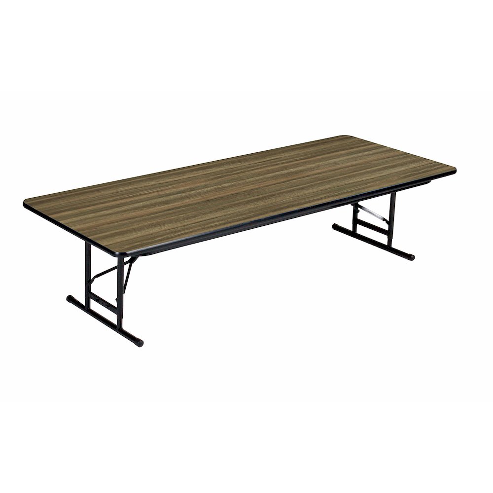 Adjustable Height High Pressure Top Folding Table 30x48". Picture 1