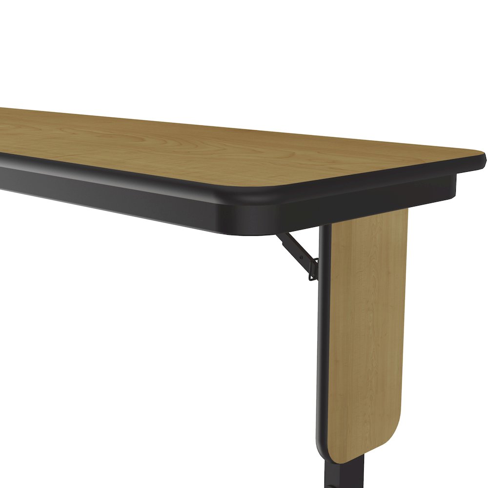 Adjustable Height Deluxe High-Pressure Folding Table with Panel Leg 18x60. Picture 5