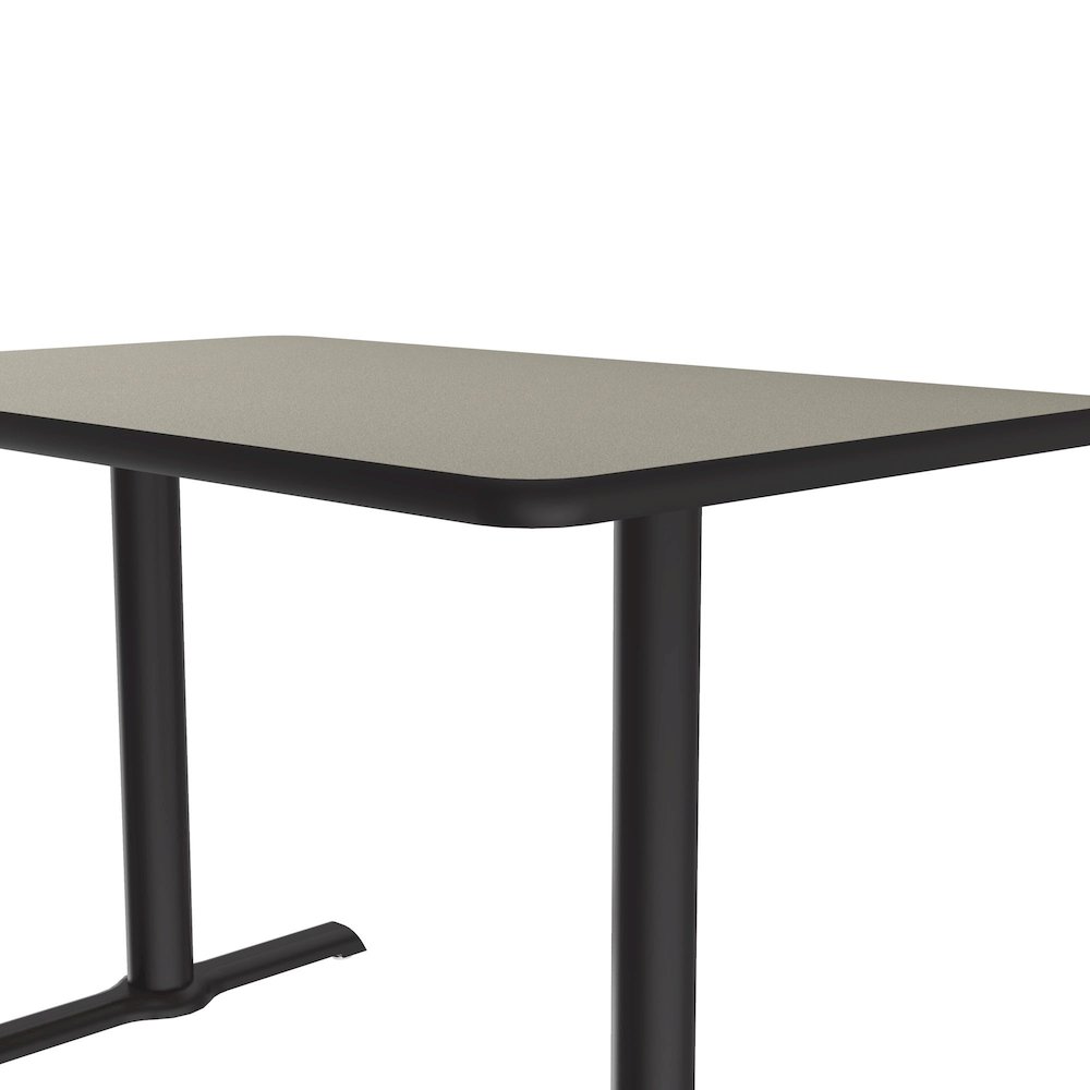 Table Height Deluxe High-Pressure Café and Breakroom Table 30x60". Picture 7