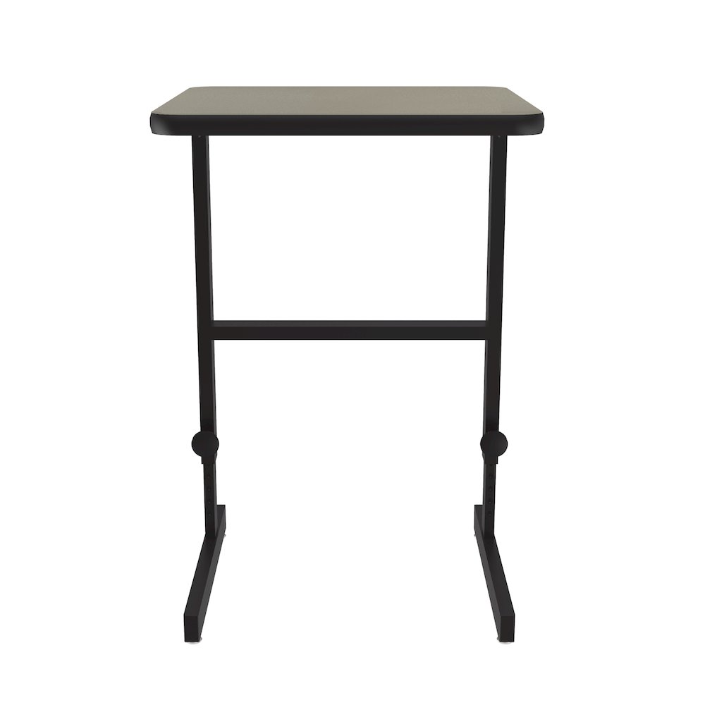 High-Pressure Laminate Top Adjustable Standing  Height Work Station 20x24. Picture 5