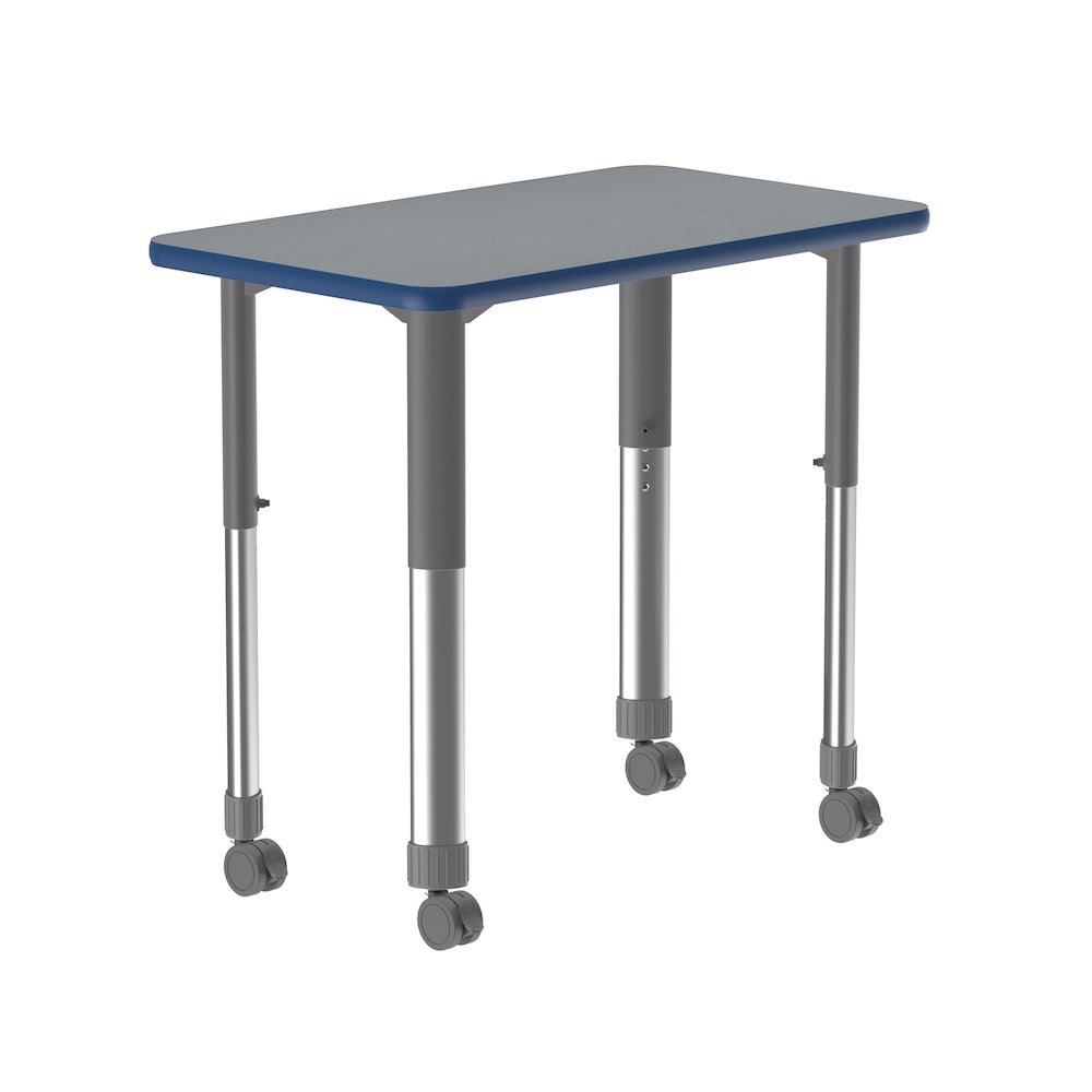 Commercial Lamiante Top Collaborative Desk with Casters 34x20". Picture 11