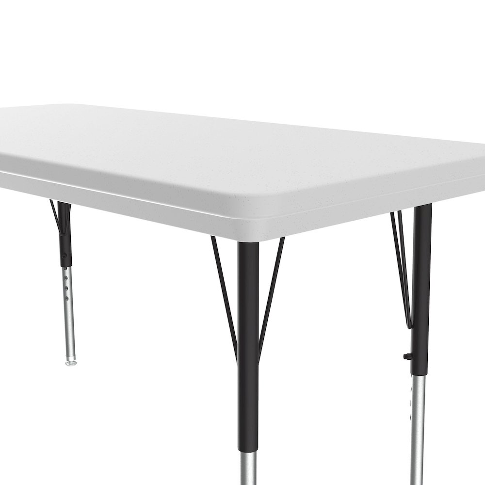 Commercial Blow-Molded Plastic Top Activity Tables 24x48". Picture 6