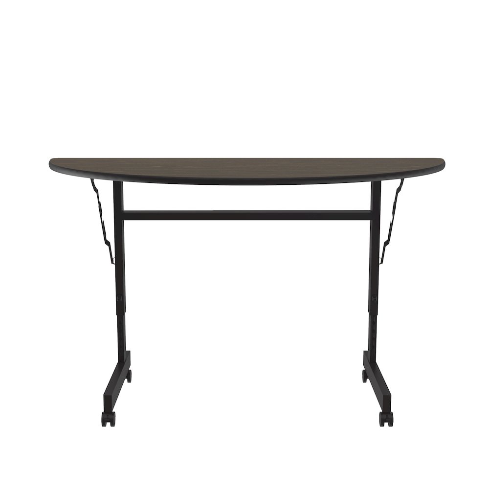 3/4" Thermal Fused Laminate Top Flip Top Table. Picture 2