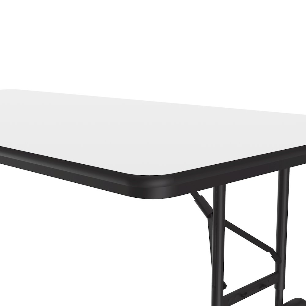 Adjustable Height High Pressure Top Folding Table 36x72". Picture 2