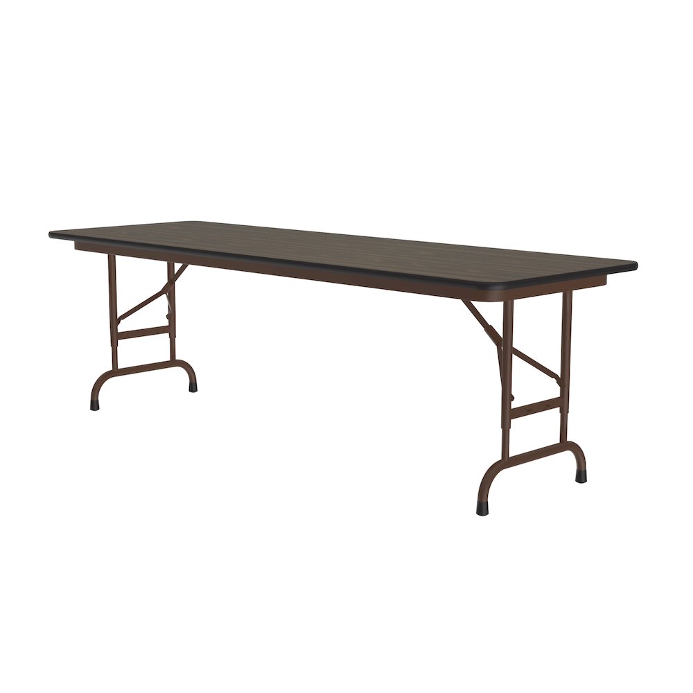 Adjustable Height High Pressure Top Folding Table 24x72". Picture 1