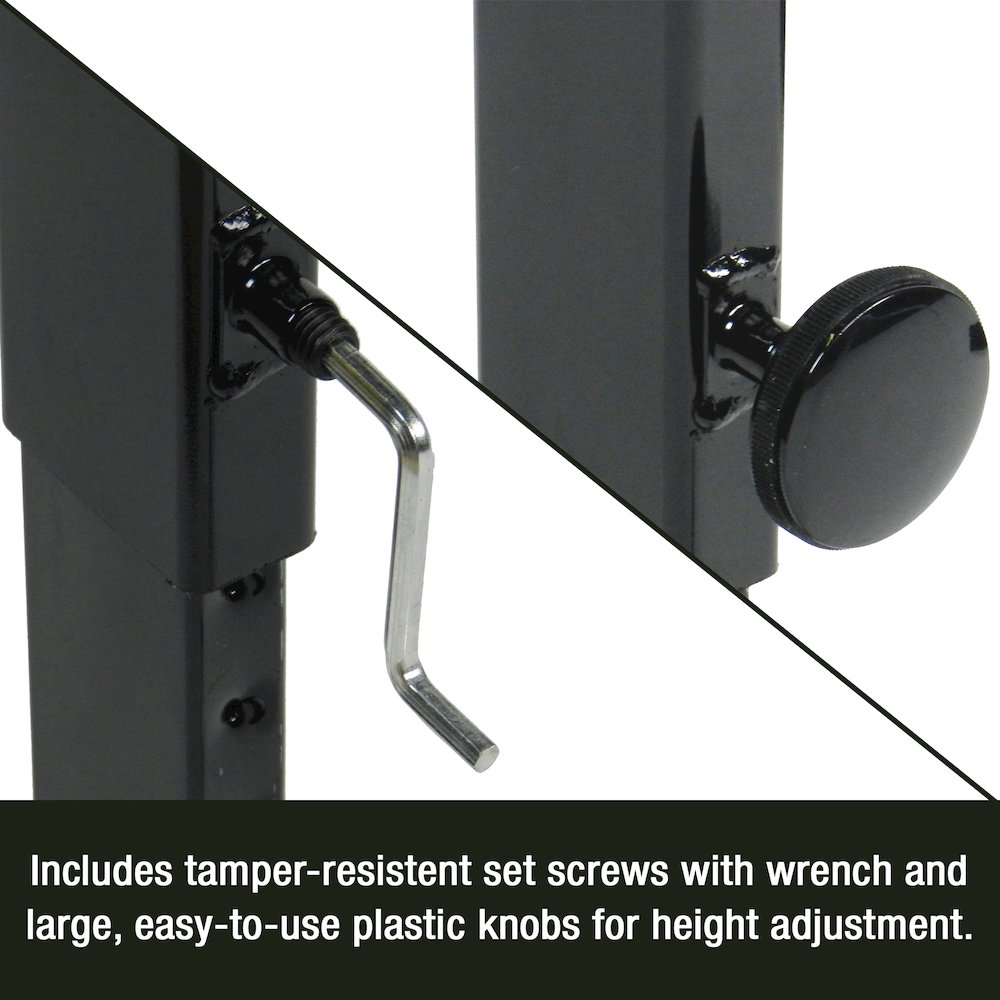 High-Pressure Laminate Top Adjustable Standing  Height Work Station 20x24. Picture 4