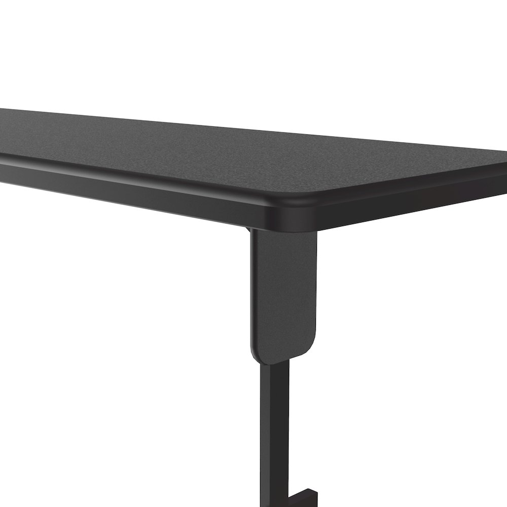 Deluxe High-Pressure Folding Seminar Table with Panel Leg 24x96". Picture 4