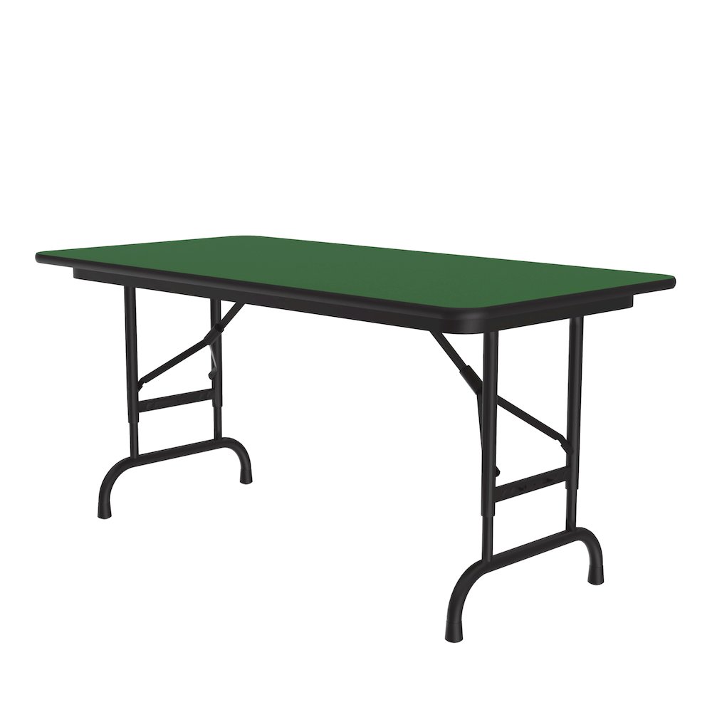 Adjustable Height High Pressure Top Folding Table 24x48". Picture 1
