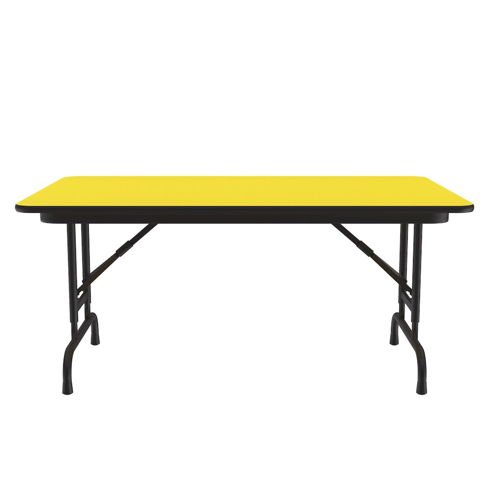 Adjustable Height High Pressure Top Folding Table 30x48". Picture 4