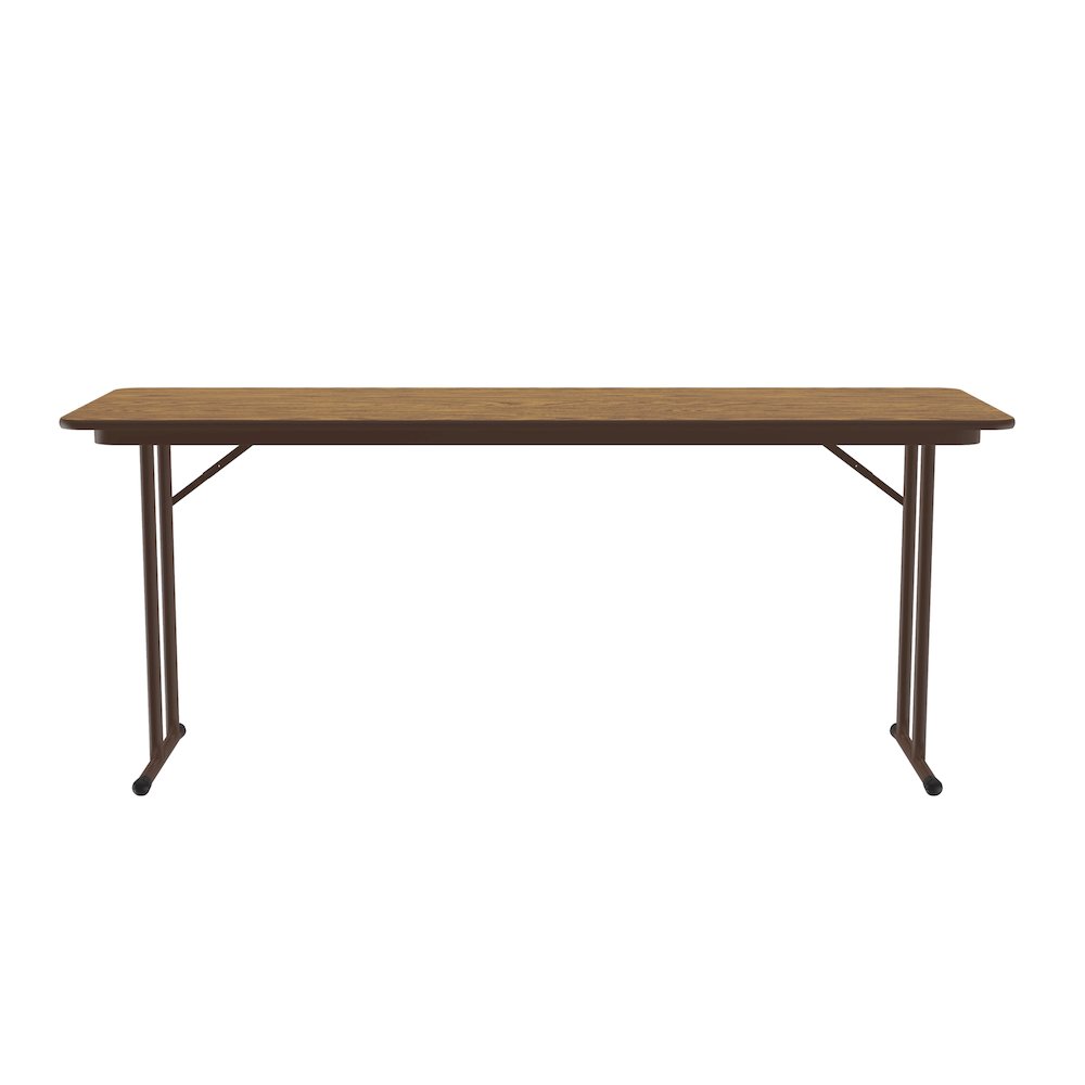 Commercial Laminate Folding Seminar Table with Off-Set Leg 24x72". Picture 8