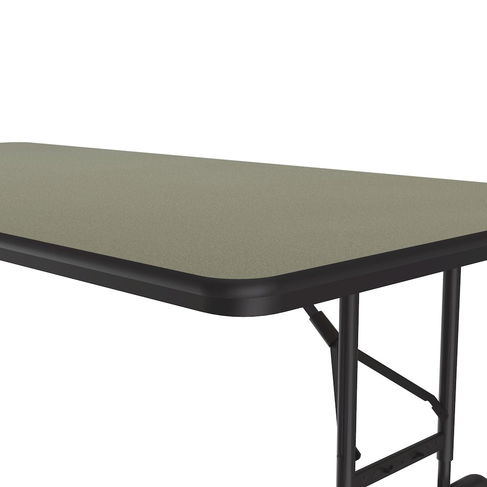 Adjustable Height High Pressure Top Folding Table 36x72". Picture 3