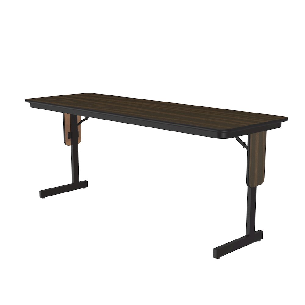 Commercial Laminate Folding Seminar Table with Panel Leg 24x72". Picture 7