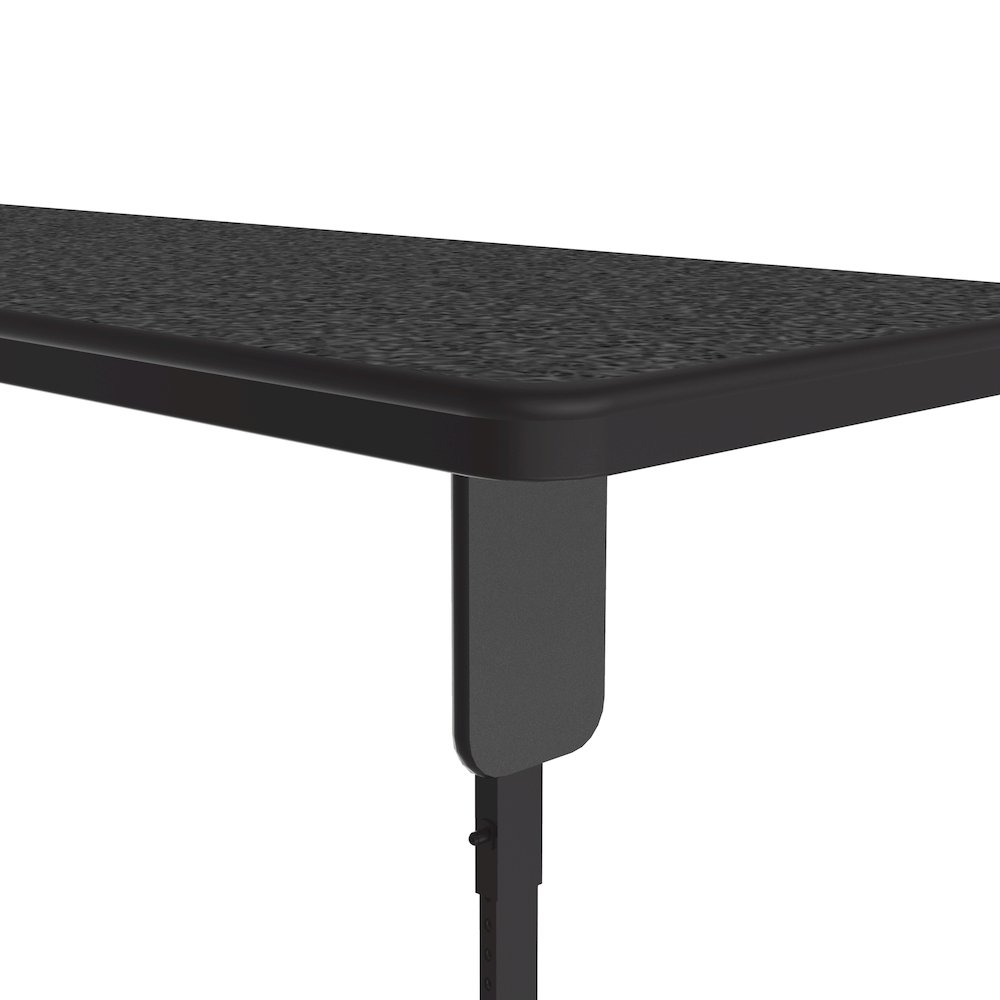Adjustable Height Laminate Folding Seminar Table with Panel Leg 24x72". Picture 3