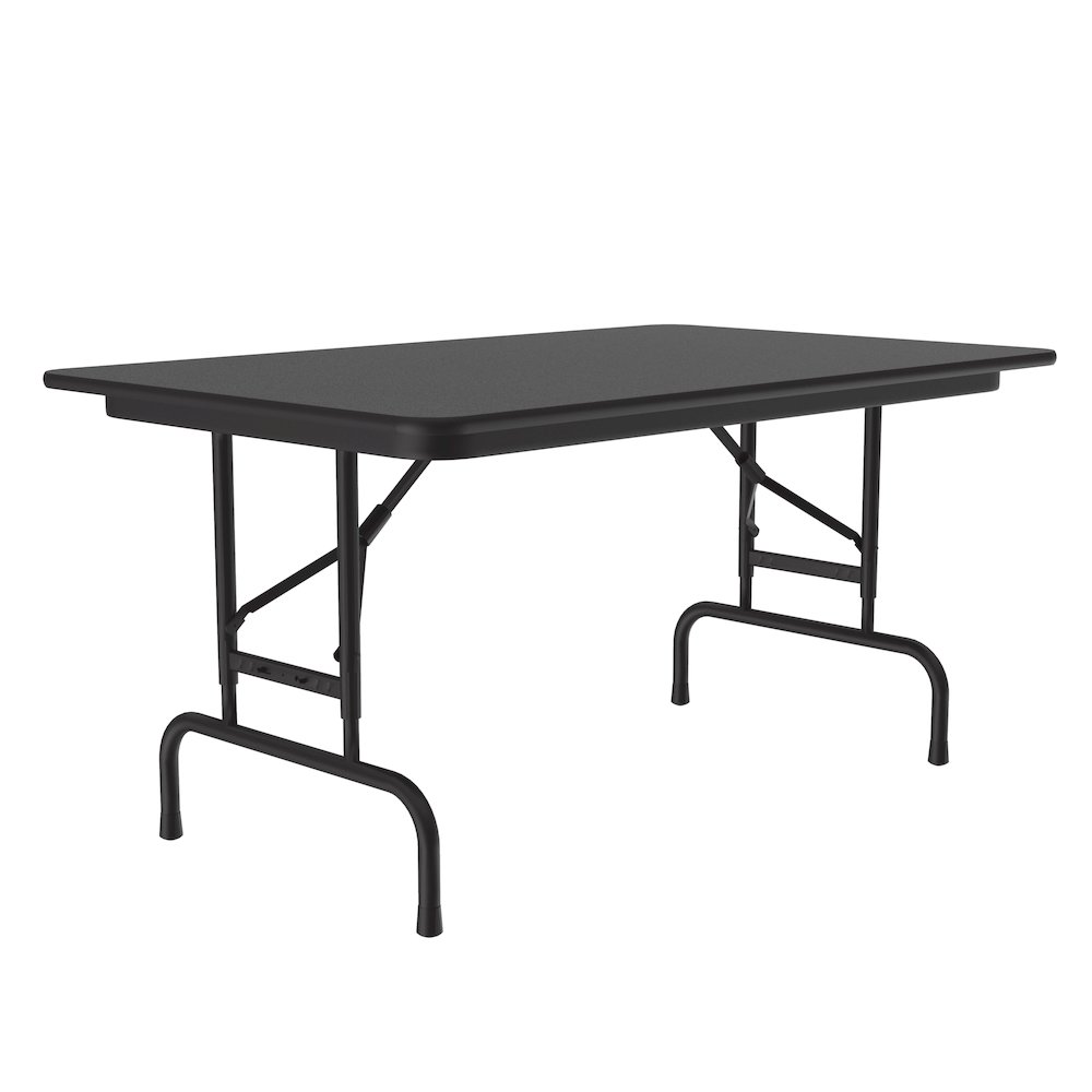 Adjustable Height Econoline Melamine Top Folding Table 30x48". Picture 8