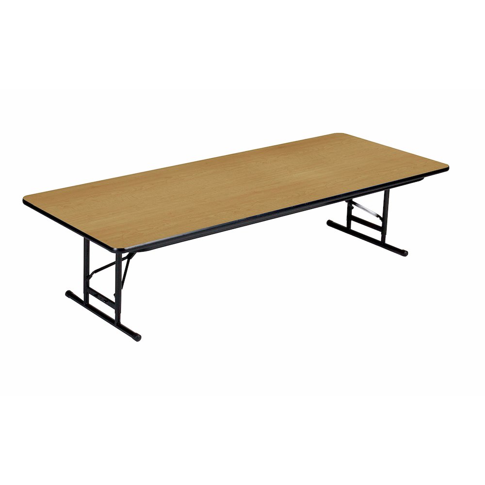 Adjustable Height High Pressure Top Folding Table 30x60". Picture 1