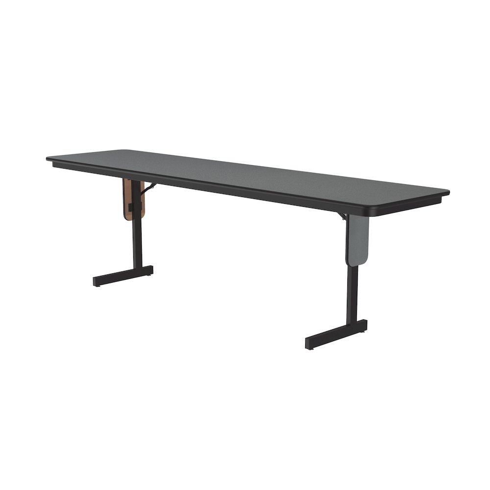Deluxe High-Pressure Folding Seminar Table with Panel Leg 24x96". Picture 10