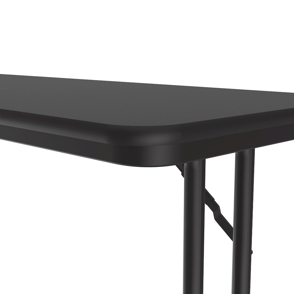 Commercial Laminate Folding Seminar Table with Off-Set Leg 18x72". Picture 8