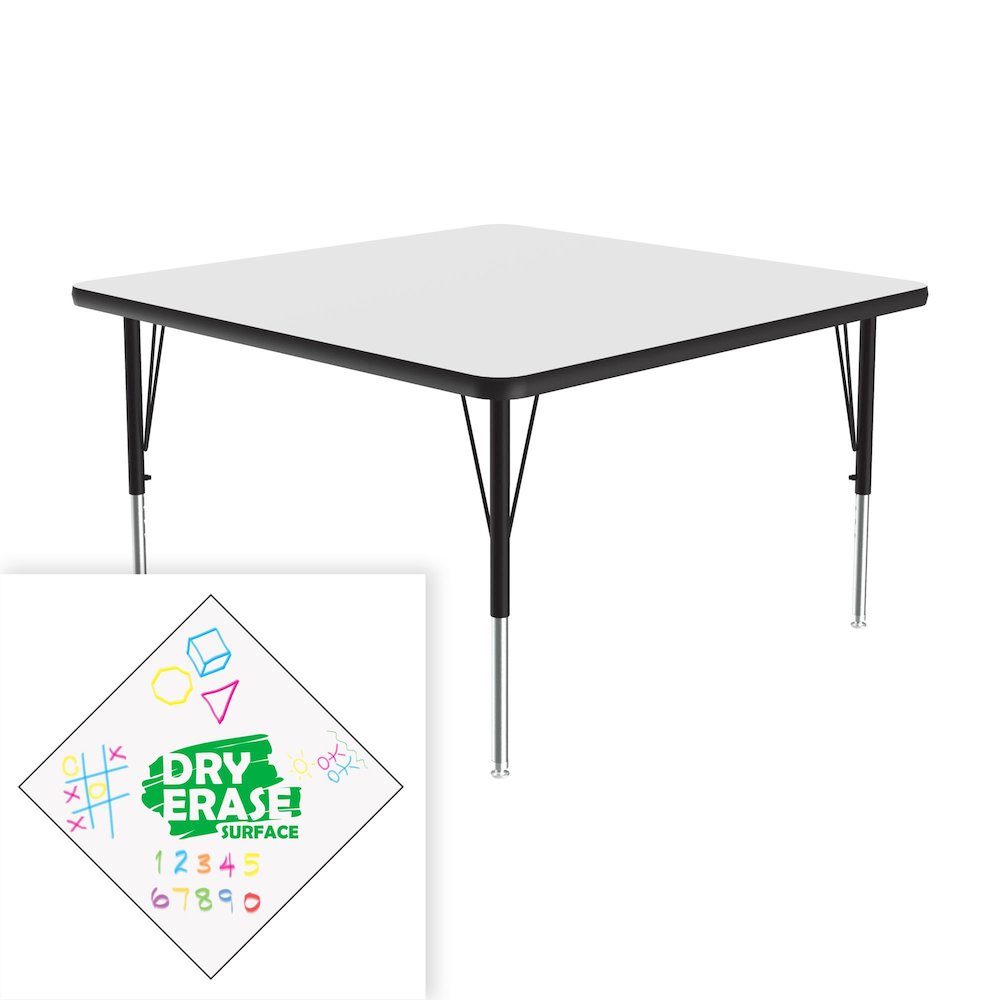 Markerboard-Dry Erase  Deluxe High Pressure TopActivity Tables 36x36". Picture 13