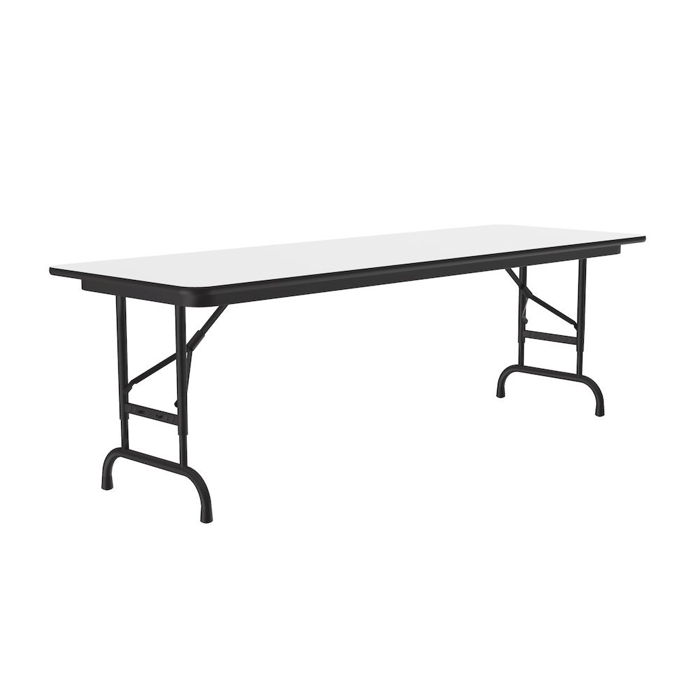 Adjustable Height High Pressure Top Folding Table 24x72". Picture 1