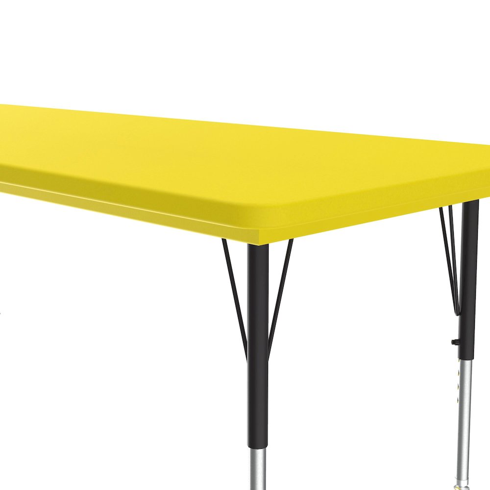Commercial Blow-Molded Plastic Top Activity Tables 30x60". Picture 5