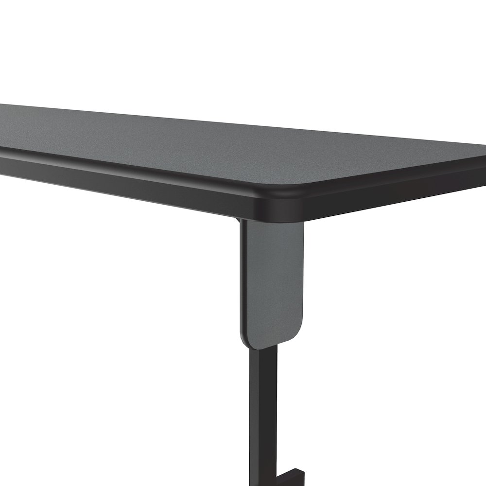 Deluxe High-Pressure Folding Seminar Table with Panel Leg 24x96". Picture 5