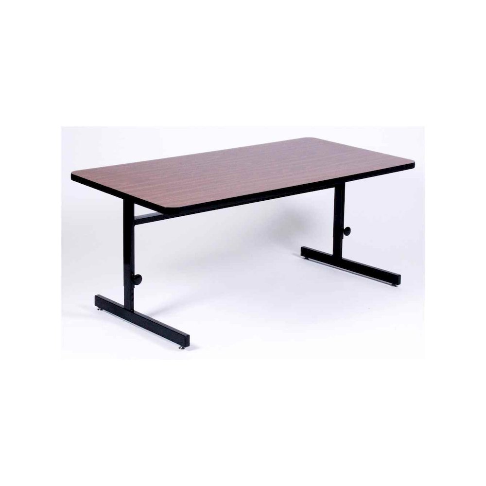 Adjustable Height Deluxe High-Pressure Top Computer/Student Desks  30x60". Picture 1
