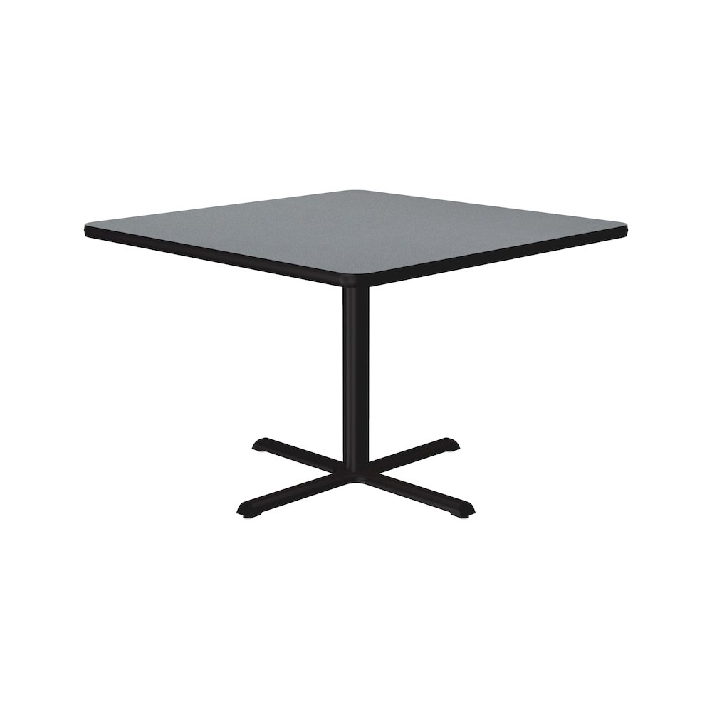 Table Height Thermal Fused Laminate Café and Breakroom Table 42x42". Picture 13