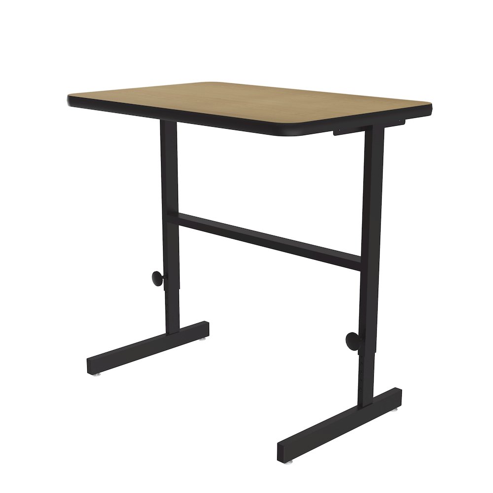High-Pressure Laminate Top Adjustable Standing  Height Work Station 24x36. Picture 4