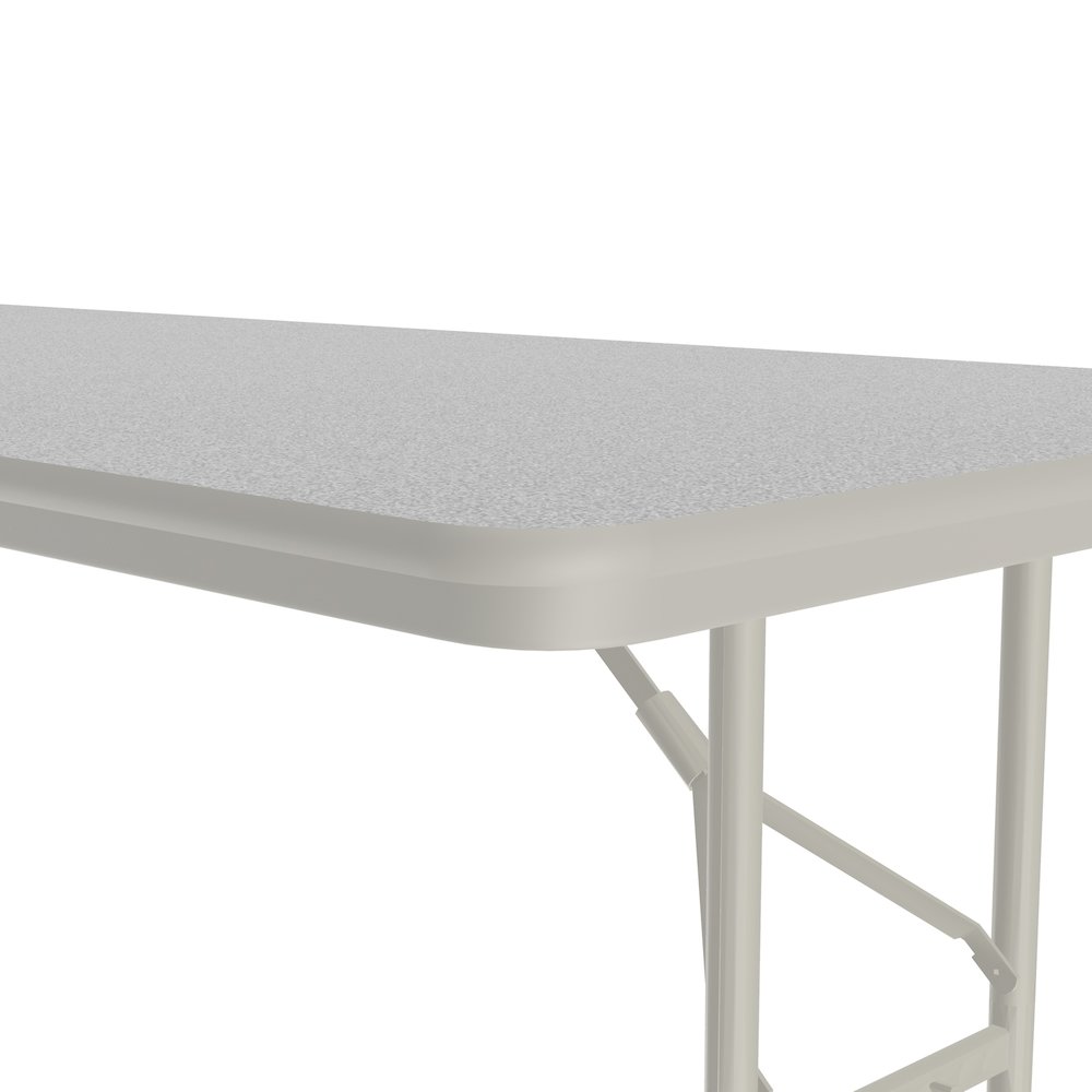 Adjustable Height Econoline Melamine Top Folding Table 30x60". Picture 2
