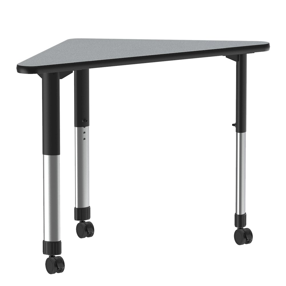 Commercial Lamiante Top Collaborative Desk with Casters 41x23. Picture 8