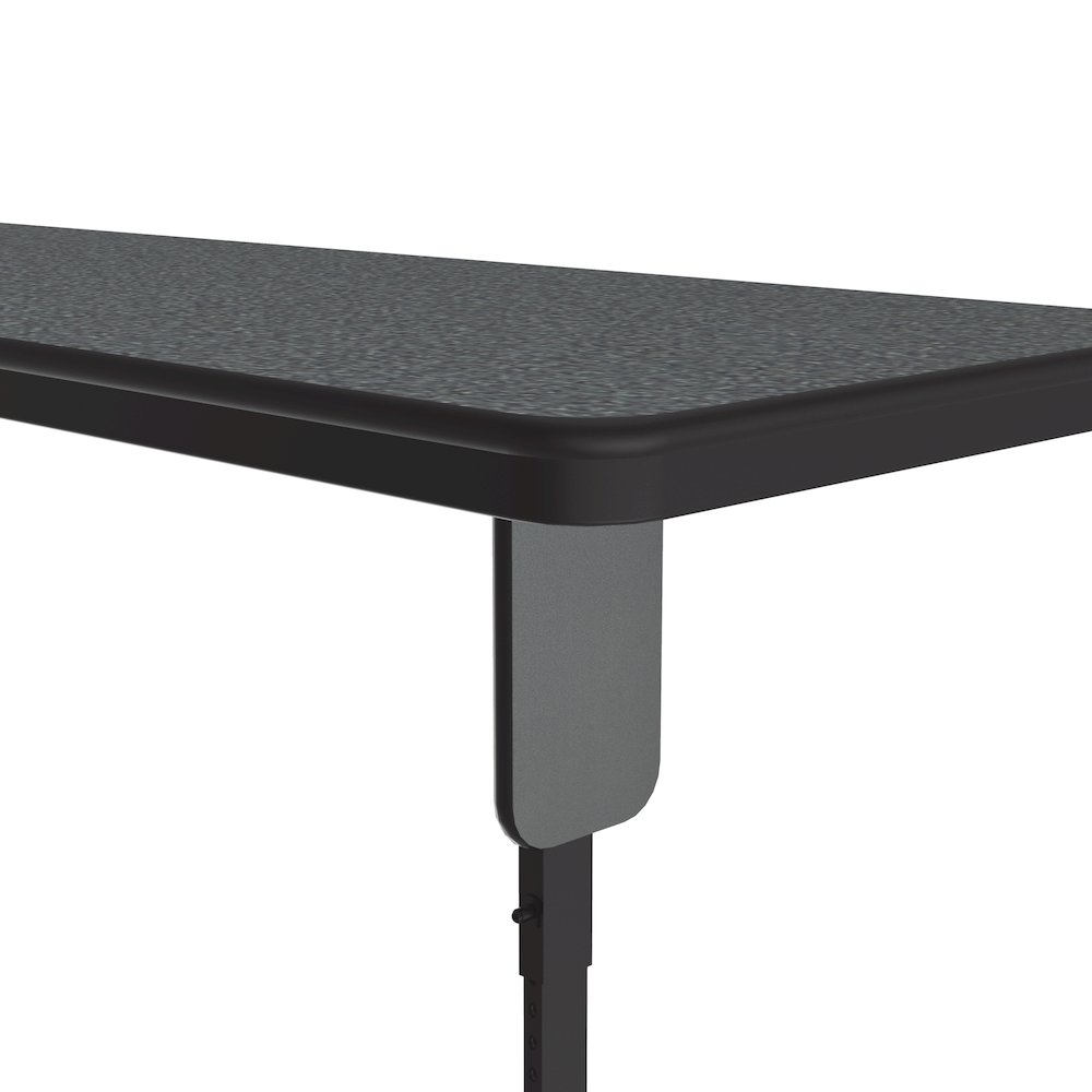 Adjustable Height Deluxe High-Pressure Folding Table with Panel Leg 24x96. Picture 5