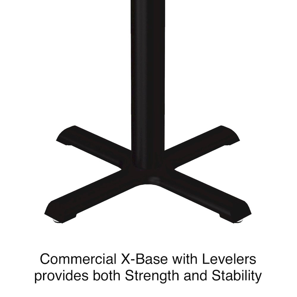 Bar Stool/Standing Height Deluxe High-Pressure Café and Breakroom Table 36x36. Picture 8