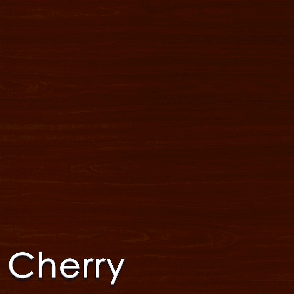 Curve Reception Desk Solid, Cherry. Picture 7