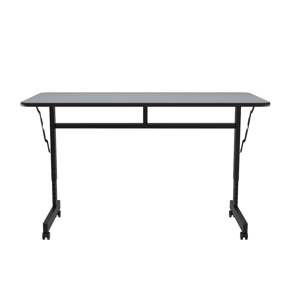 3/4" Thermal Fused Laminate Top Flip Top Table. Picture 10
