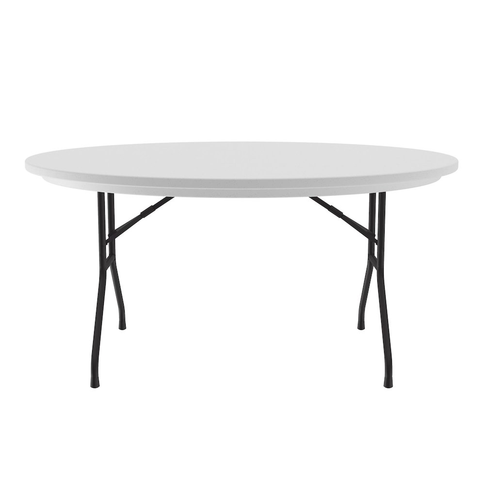 Commercial Blow-Molded Plastic Folding Table 60x60". Picture 8