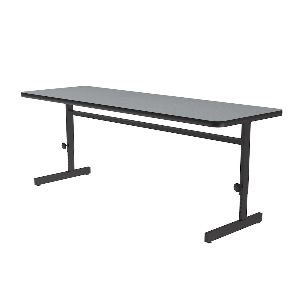 Adjustable Height Commercial Laminate Top Computer/Student Desks 24x60". Picture 8