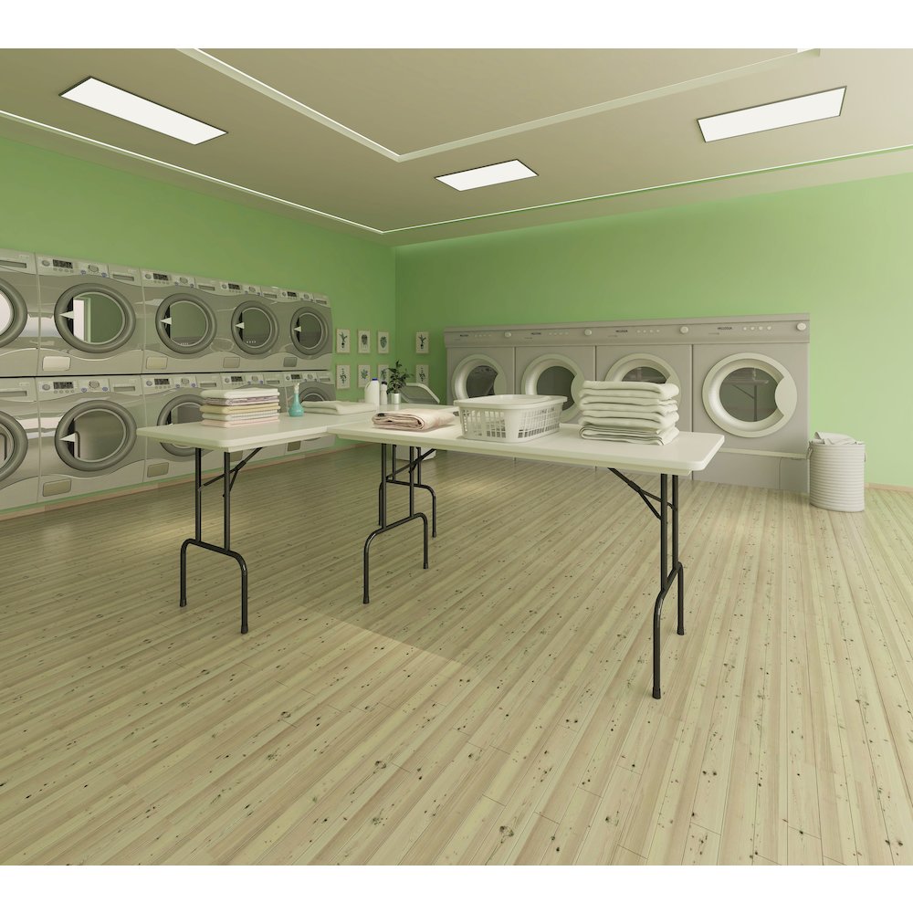 Commercial Blow-Molded Plastic Folding Table 24x48". Picture 23