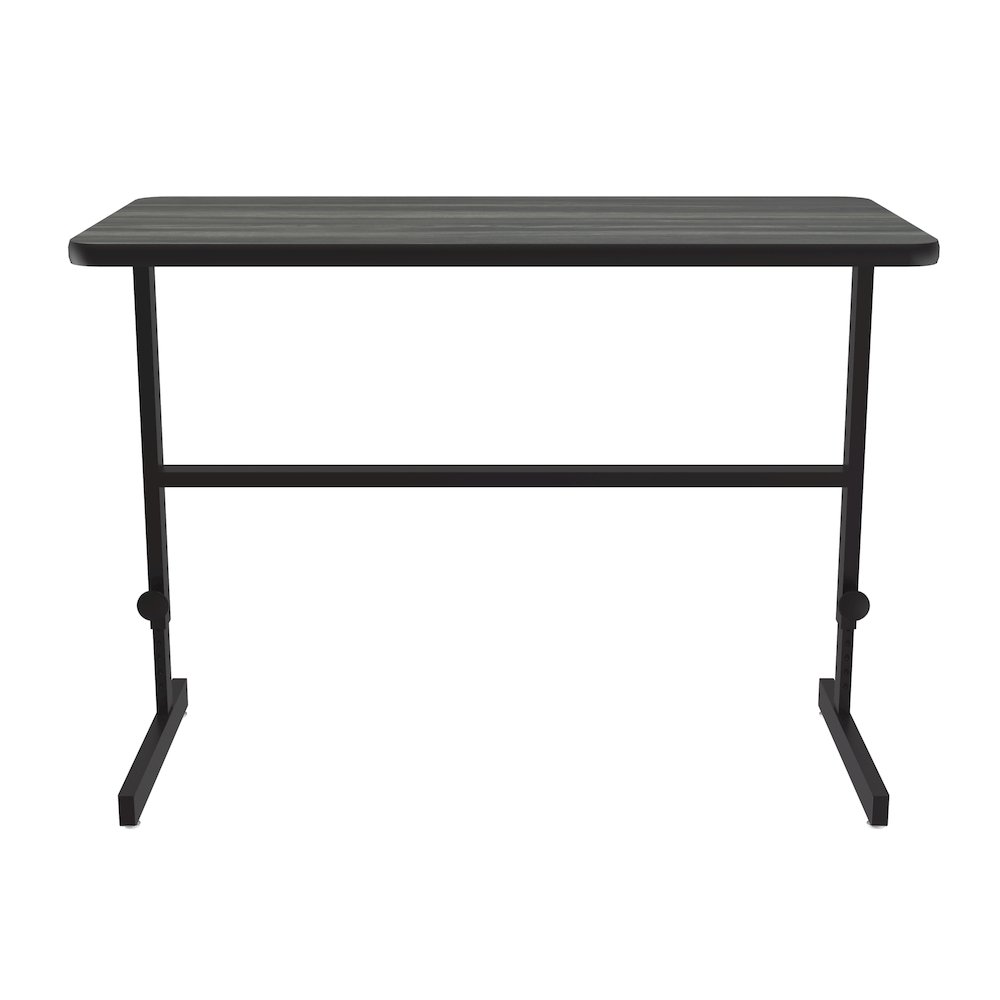 High-Pressure Laminate Top Adjustable Standing  Height Work Station 24x48. Picture 1