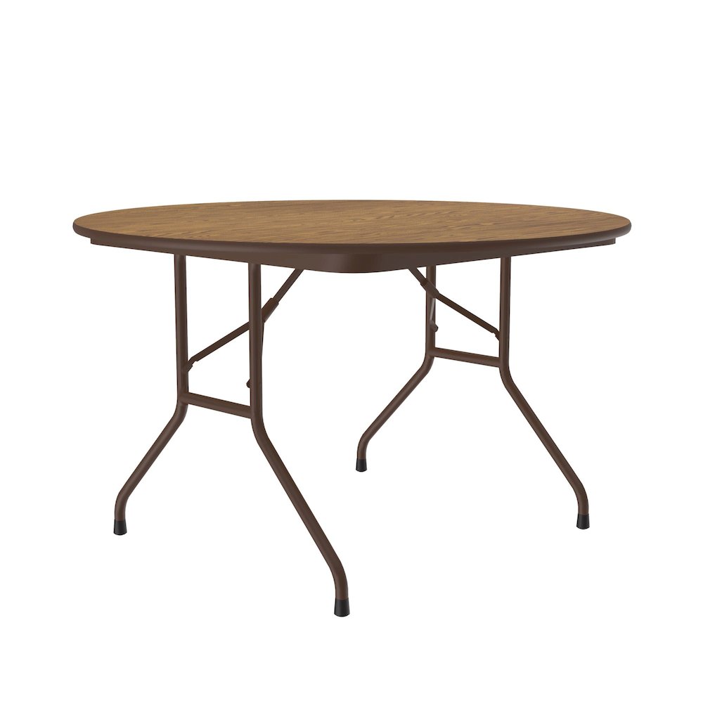 Deluxe High Pressure Top Folding Table 48x48". Picture 1