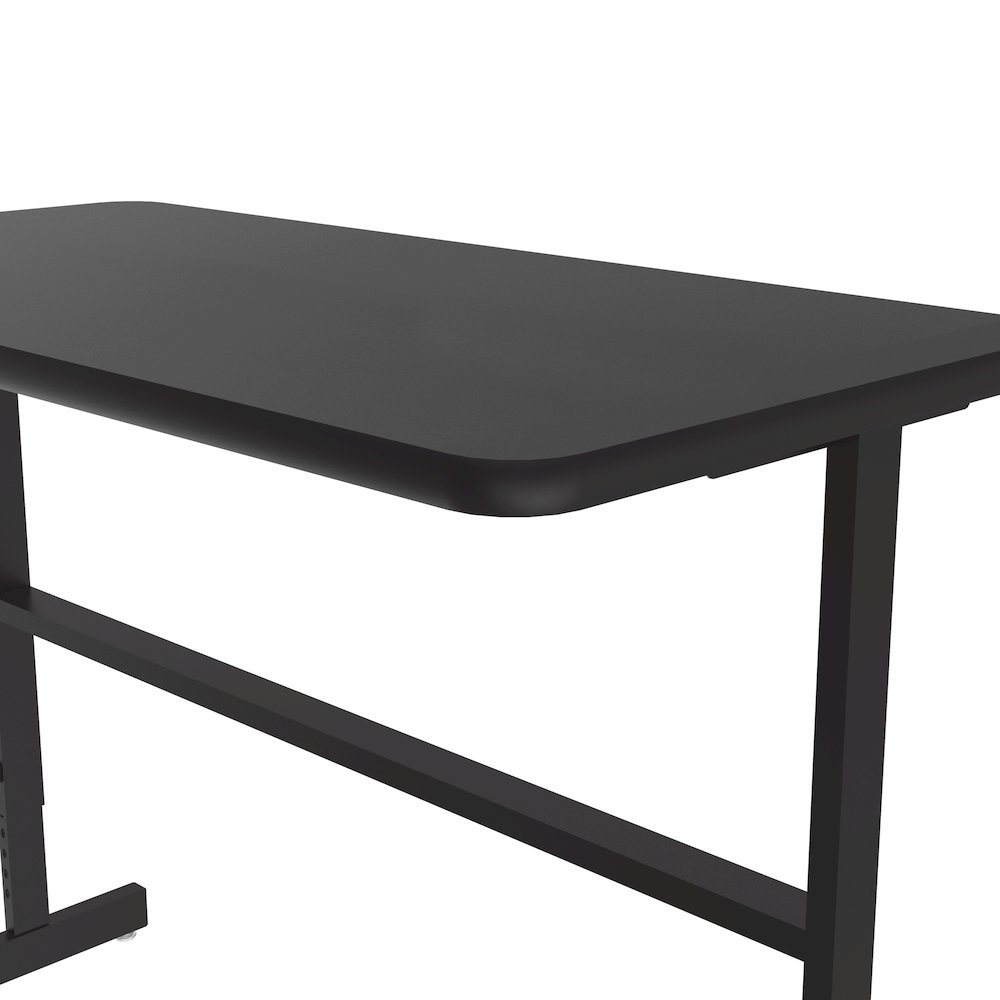 High-Pressure Laminate Top Adjustable Standing  Height Work Station 24x48. Picture 8