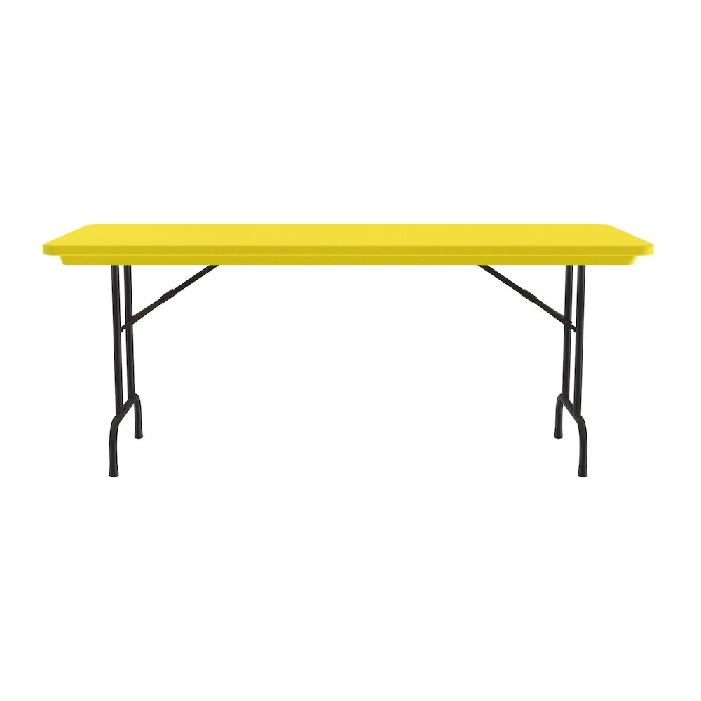 Commercial Blow-Molded Plastic Folding Table30x72". Picture 10