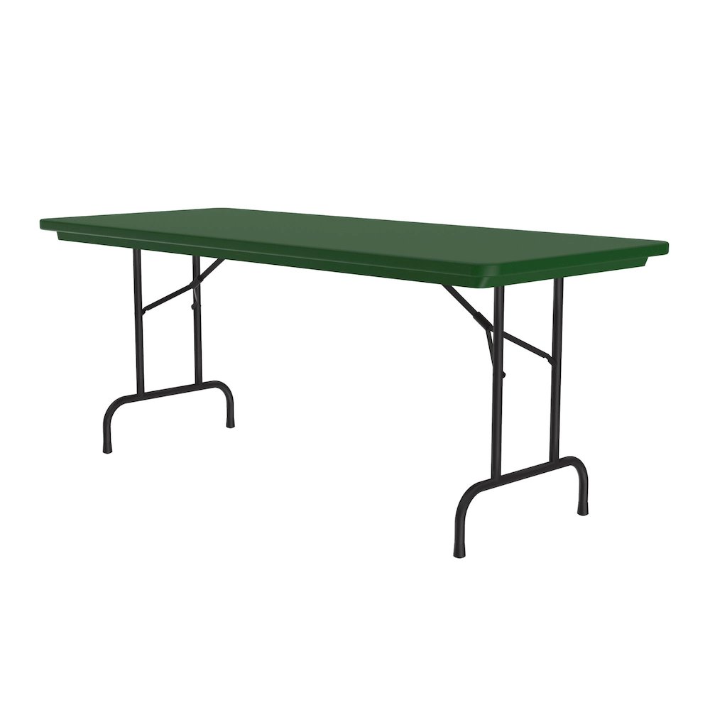 Commercial Blow-Molded Plastic Folding Table30x60". Picture 1
