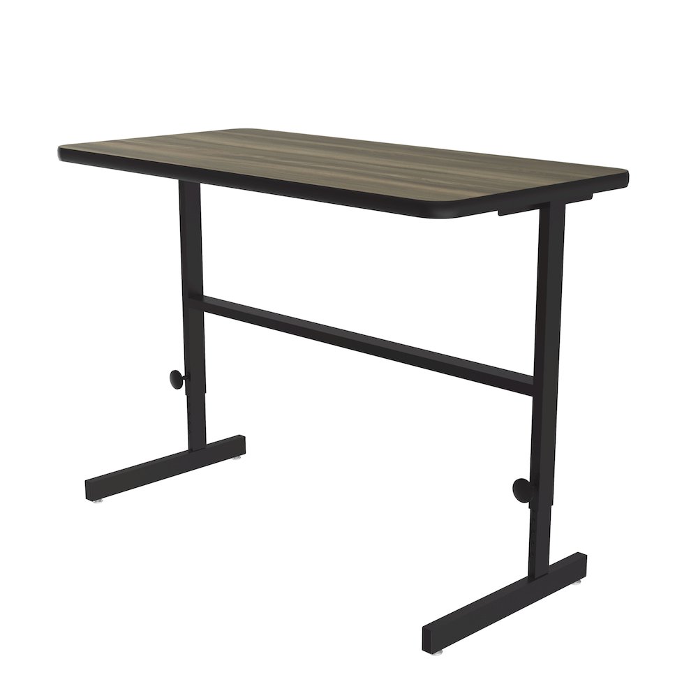 High-Pressure Laminate Top Adjustable Standing  Height Work Station 24x48. Picture 4