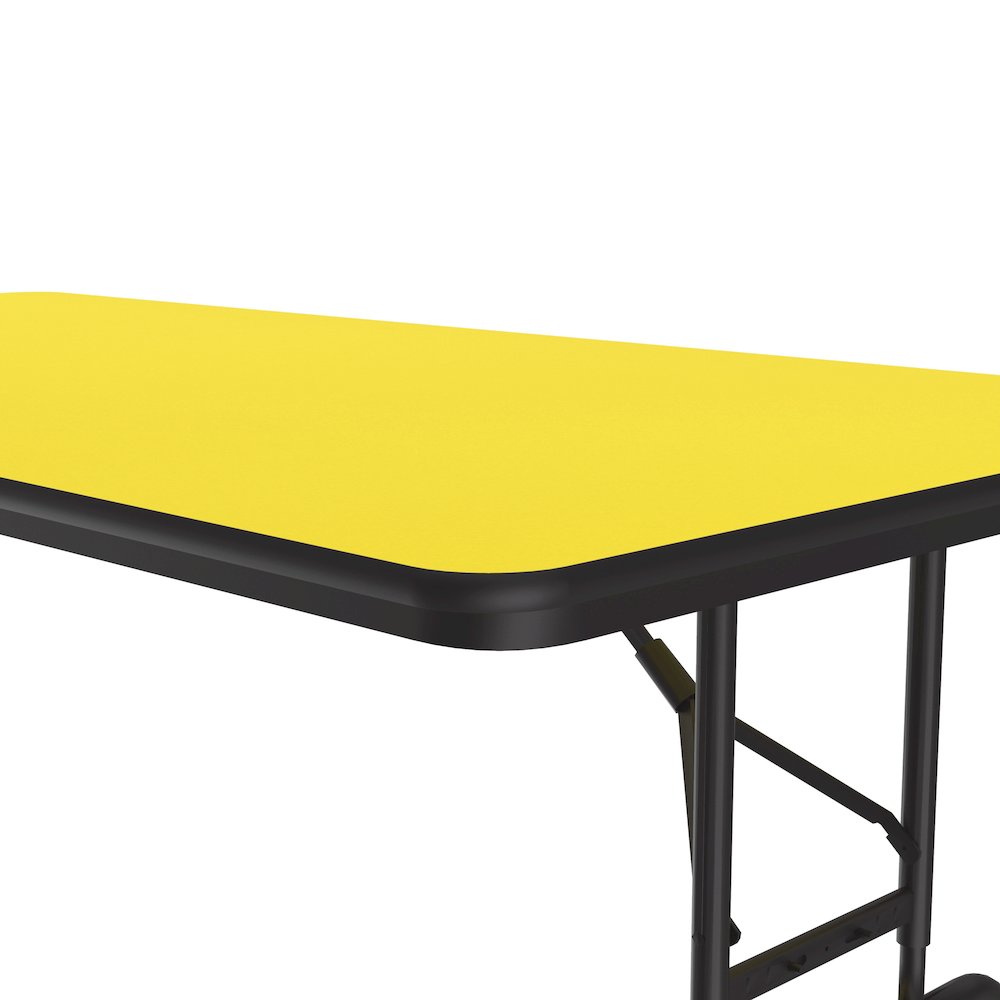 Adjustable Height High Pressure Top Folding Table 36x72". Picture 6
